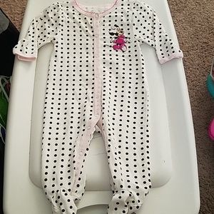 Disney Minnie Mouse Footed PJs